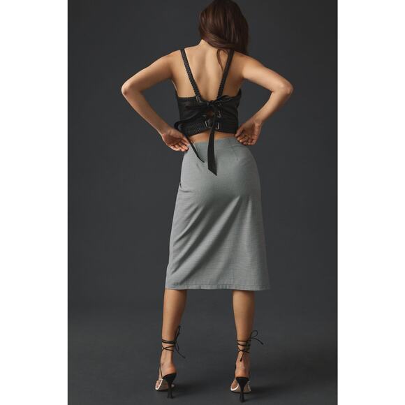 Anthropologie X Mare Mare Asymmetrical Button-down Skirt -New XS - Picture 4 of 6